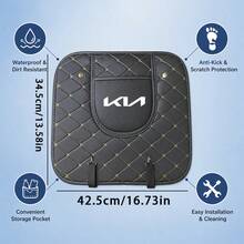 For Kia GT-Line Sportage Ceed Rio Picanto Sorento Soul Cerato Veng 1PC Car Seat Back Protector Pad Interior Auto Anti Kick Pads - A - View 5