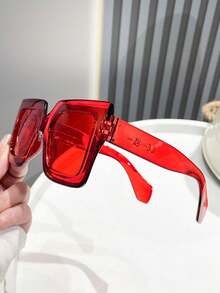 8 Pairs Fashion Y2K Oversized Glasses For Men And Women, Suitable For Beach And Travel, Retro Cat Eye Frames, Perfect For Outings And Back To School Season - Multicolor - View 4