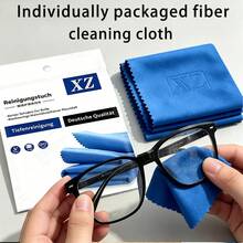 Paño de limpieza de gafas de microfibra ultrafina premium, paño suave sin pelusa para limpiar lentes, paño anti-arañazos para gafas, adecuado para gafas de moda, cámara, pantalla de teléfono, mantenimiento de gafas - Multicolor - Ver 1