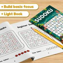 Age-Level Sudoku Book For Children, Number Puzzle Brain Workout, One Game Per Page, Select 3-6 6-9 9-12 12+ - Logic and Thinking Sudoku - 24 - View 6