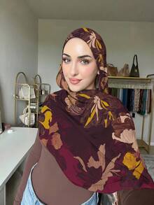Wine Red Gilded Vintage Floral