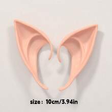 Halloween Realistic Latex Elf Ears Cosplay Prop Party Costume Vampire Fangs Anime Accessory - White - View 3