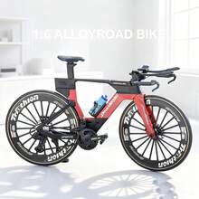 全新 1:6 比例逼真公路單車模型擺飾，精緻合金創意人偶，限量版聖誕/復活節生日男孩禮物，桌面奢華裝飾，多色迷你賽車玩具模型，收藏級玩具 - 彩色 - 查看 13