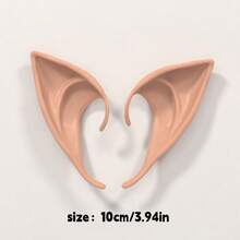 Halloween Realistic Latex Elf Ears Cosplay Prop Party Costume Vampire Fangs Anime Accessory - White - View 4