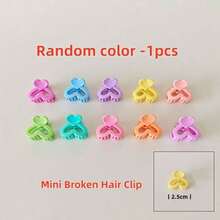10/5pcs Crocodile Clips, Crocodile Clips, Plastic Sectioning Clips, Heat-Resistant Clips, Hair Clips, Hair Claws, Hair Styling And Cutting Tools [10/5pcs], For Professional Hair Design And Cutting - Black, Colorful - Multicolor - View 12