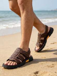 Men Sandals - Brown - View 3