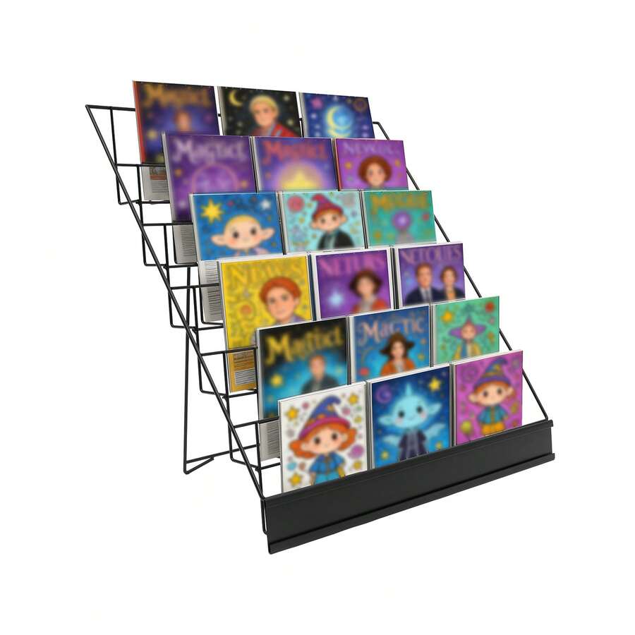 Tabletop Book  Rack Magazine Rack For Table Top Book Display Stand - 1PC - View 1
