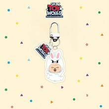 1 Set 8pcs SKZOO SKZ TOY WORLD Keychain, Cute Animal Series With Clothes Keychain Pendant, Suitable For Fans And Gifts - Multicolor - View 18