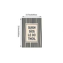 1pc Irish Quote Wall Art Picture "Suigh Síos Le Do Thoil" Typography Canvas Print Paintings|Minimalist Black White Home Decor For Bedroom,Living Room Or Dining Room,Scandinavian Funny Quote Poster,Gift For Her/Him,Unframed/Hanging Poster/Framed - Pattern 3 - View 15
