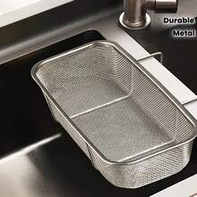 Stainless Steel Sink Strainer - Reusable Kitchen And Bathroom Drain Filter, Rust-Resistant Mesh Design For Efficient Filtration, Ideal For Home Use, Durable Metal Construction - Multicolor - View 3