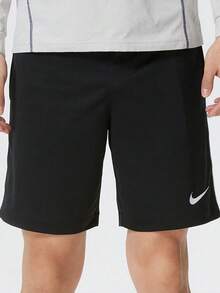 Celana Pendek Olahraga Nike Ringan, Bernapas, Cepat Kering dengan Tali Serut untuk Pria - Hitam - View 1