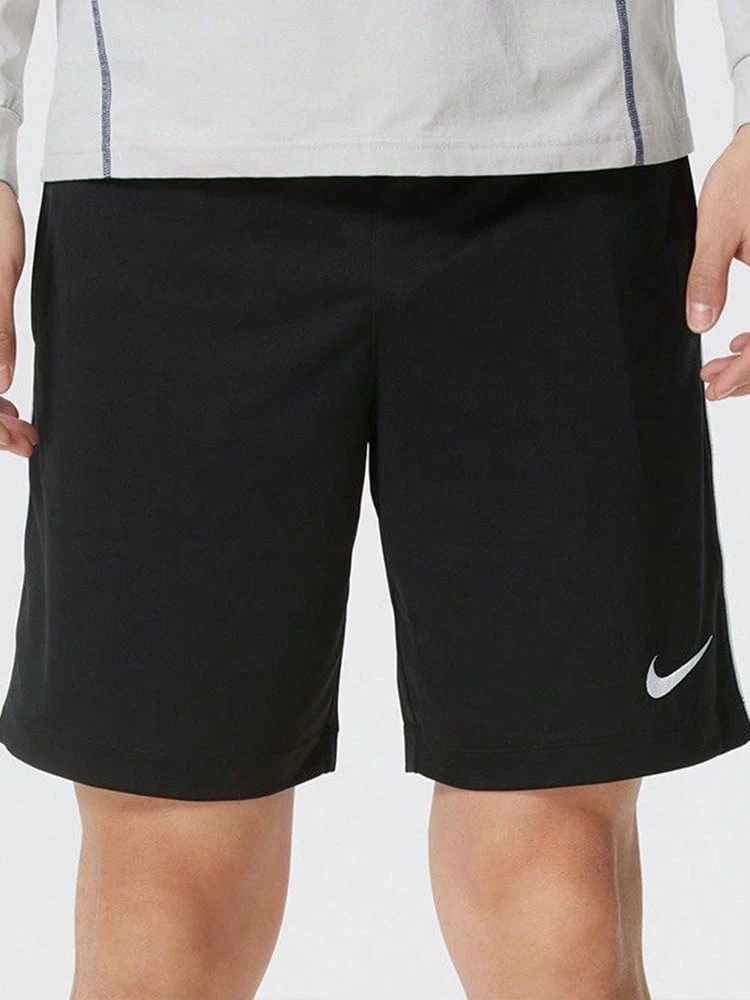 Celana Pendek Olahraga Nike Ringan, Bernapas, Cepat Kering dengan Tali Serut untuk Pria - Hitam - View 1