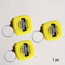 6/3/1 pieza Llavero de cinta métrica retráctil - 1m/3ft Diseño compacto y portátil - Adecuado para uso diario, fiestas, escuelas y regalos promocionales - Material de hoja de metal, adecuado para Halloween, Navidad y otras escenas festivas - Suministro directo de cinta métrica mini de 1m, cinta métrica de regalo promocional, cinta métrica de acero - A - Ver 8