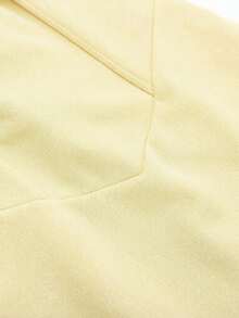 Sexy Women's Sleeveless Thigh-High Slit Knit Dress, Elegant Strapless Long Evening Gown, Suitable For Parties And Formal Occasions Summer Yellow - Yellow - View 6