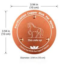 Horse Water Purifier, 99.9% Pure Copper, Three-Point Support Design, Suitable For Various Pets Like Horses, Dogs, Cats, Cows, Chickens, Birds, Reusable, Physical Purification, Easy-To-Use Pet Water Purifier - 1 - View 5