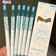 4 buah Pensil Otomatis Seri Bowknot, Gaya INS Pensil Aktivitas Anak Perempuan Tanpa Perlu Diraut, Isi Pensil Tahan Lama, Hari Pertama Sekolah - MultiWarna - View 9