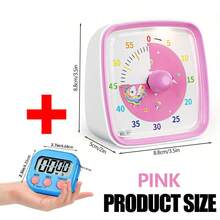 60 Minute Colorful Visual Timer With Night Light - Silent Countdown, Suitable For Classroom, Kitchen And Office Use - Multicolor - View 18