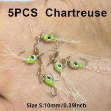Fly Fishing Artificial Lures, 5pcs Or 10pcs, Designed For Trout, Bass, Whitefish And Perch. Freshwater Fishing Accessories - Multicolor - View 8