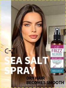 Spray para el cuidado del cabello C-ZI. Fórmula de rápida penetración que se hunde profundamente en el núcleo del cabello y retiene la humedad interior. Suaviza los mechones rígidos y secos y previene los enredos y la sequedad. Domina el frizz y deja el cabello suave y sedoso. Ideal para cabello rizado. 100ml/3.52fl.Oz - 100 ml - Ver 2