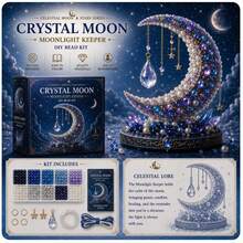 Hasbro Complete All-Inclusive Cosmic Myth Bead Weaving Kit, Pre-Sorted Multi-Color Beads, Metal Wire, Thread, Star Moon Charms & Instruction Book For 3D Celestial Figurine Creation - One Size Fits All - View 15