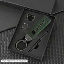 Metal Vintage Leather Car Styling Keychain Key Ring For Seat Leon 5F Mk3 Ibiza 6J Tarraco Arona Ateca Auto Accessories - A - View 7