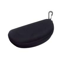 Portable Anti-Pressure Zipper Glasses Case With Carabiner Clip, Textured Hard Shell Eyewear Storage, Unisex, Minimalist Design, Suitable For Hanging On Backpack, Car Accessory, Travel Essential, Vacation Must-Have Fashion Glasses Storage Box - Multicolor - View 11