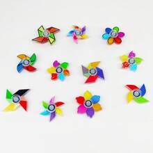 11 Packs Mini Flower , Stress Relief Hand Spinner Gadget For Adults, Quiet Sensory Focus Tool For Desk, Office, Study, Commute And Travel - Multicolor - View 4