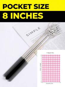 Portable Telescopic Back Scratchers With Skeleton Claw Design Sleek Metal Extendable Itch Scratcher For Adults Antislip Back Scratcher For Office Use Home Pilates Workout Neck Massage Weight Loss Exercise Back Scratcher Gym Masager Equipment - Itchy Scratcher - View 12