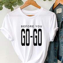 Retro 80s Go Go Dance Tee Women Party Soft Cotton Top Sport Kleidung T Shirt Damen Wander Kleidung Unisex - White - View 1