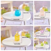 Dollhouse Mini Model Miniature Cosmetics, Makeup Bottle Model, Miniature Cosmetics, Micro Scene Photography Small Decoration, Miniature Perfume Bottle, Dollhouse Vanity Decoration, Life Scene Mini Model 1/12 Scale, Miniature Decor - Multicolor - View 7