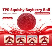 逼真楊梅 TPR 捏捏玩具，冰晶果凍壓力緩解玩具，Melojoy 創意水果造型捏捏玩具，新款逼真楊梅手工球捏捏壓力緩解工具，慢回彈冰淇淋水果捏捏玩具，男孩女孩壓力緩解 - 互動 - 交友必備 - 家用 - 熱銷 - 受歡迎 - 送給男友/女友的禮物 - 生日禮物 - 派對 - 男孩女孩 - 完美禮物 - 禮物 - 彩色 - 查看 4