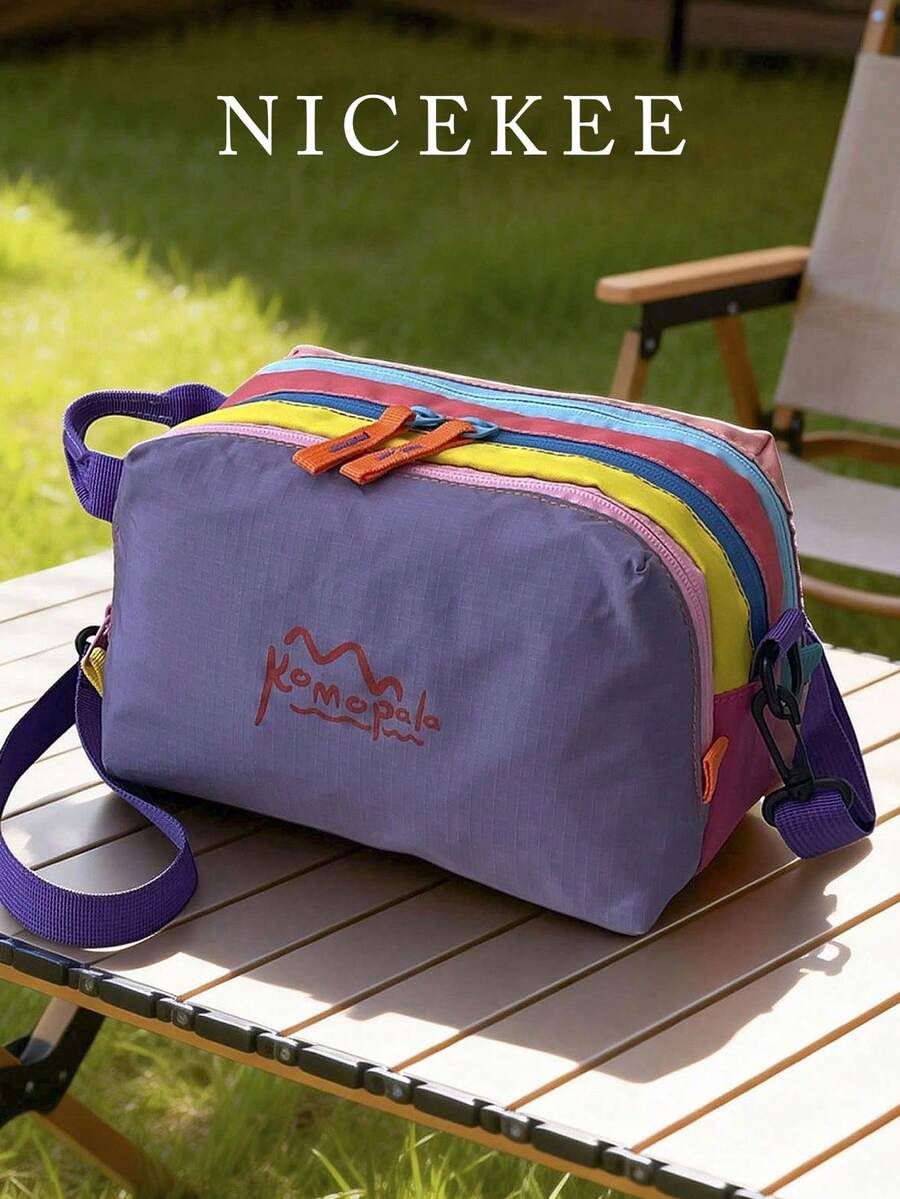 Dopamine Personalized Casual Versatile Shoulder Bag, Lightweight Casual Crossbody Bag, Multi Compartment Women's Bag, Suitable For Shopping Commuting - Multicolor - View 1