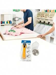 Professional 28mm Rotary Cutter With Retractable Blade And Hanging Hole Handle, Suitable For Fabric, Paper, Plastic And Leather - Upgraded Rotary Cutter/replacement Cutter Head - View 4