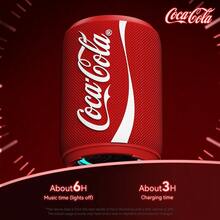 Coca-Cola T39 Portable Wireless Bluetooth Speaker, Soda Can Design, Smart Assistant Support, 53mm Driver Unit, Dynamic Light Effects, BT 5.4, TF Card Playback, Lanyard Included, Great Gift - View 6
