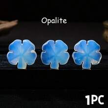 1件 水晶綠色風信子四葉草雕刻水晶工藝品 家居裝飾品 母親節 情人節 聖帕特里克節 節日禮物 - 東陵玉四葉草 - 查看 21