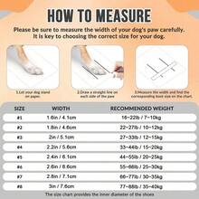 All-Season Dog Boots, Summer Breathable & Heat-Resistant & Winter Snow-Proof & Paw Protection, Non-Slip Suitable For Small, Medium, Large Dogs. Outdoor Dog Shoes Suitable For All Breeds, Summer Hot Ground Protection, Winter Snow Paw Covers, Hardwood Floor Non-Slip - Orange - View 2