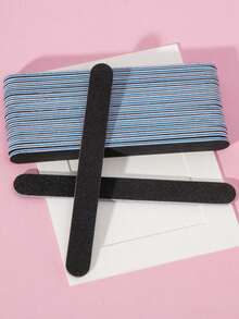 10/5/1pc Nail File Set 100/180 Grit Sandpaper Nail File Professional Nail File And Polishing Block Set Professional Gel Nail File Black Nail Polishing File Set - Multicolor - View 5