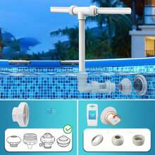 1set--Nozzle (Main Product) + Adapter (Accessory) Pool Fountain,Pool Sprinkler Fountain,Pool Fountain For Above And In-Ground Pools, Swimming Pool Water Fountain - A - View 11