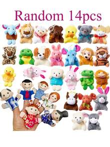 6 piezas de títeres de dedo, adecuados para la interacción familiar, narración de historias y tiempo de juego, accesorios divertidos para mascotas de escritorio, material de espuma de memoria, recuerdos de fiesta, premios, trucos o de Halloween, regalos de intercambio de fiesta de Halloween (aleatorio) - Multicolor - Ver 13