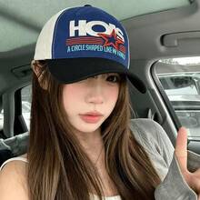 1pc New 2026 Large Head Circumference Baseball Cap Unisex Vintage Five-Point Star American Style Sun Protection Duck Bill Hat Korean Version Versatile - Multicolor - View 4