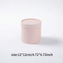1 buah Ember Kecil Bulat Warna Solid untuk Rangkaian Bunga, Vas DIY, Kemasan, Kotak Kosong, Kotak Hadiah, Dekorasi Penting untuk Hari Raya - Silinder kecil - View 15