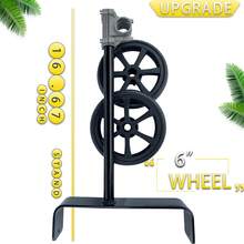 Adjustable Height String Trimmer Support Wheel With 26mm Handle Clamp 6 Wheels Walk Behind String Trimmer Auxiliary Attachment - C - View 1
