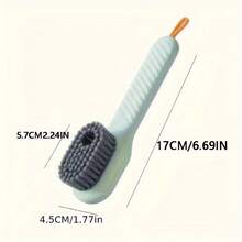 2 Sets Multi-Function Cleaning Brushes (Eraser + Cleaning Brush), No Electricity Required, Suitable For Bathroom, Kitchen And Laundry Room Cleaning - A - View 8