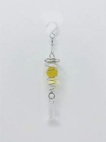 1set Colorful Crystal Spiral Wind Chime Pendant, Rotating Glass Ball Ornament, Prism Pendant, Suitable For Outdoor Garden And Patio Decoration, Rotating Light-Absorbing Pendant, Suitable For Home Gardening, Party And Holiday Decoration. - A - View 13
