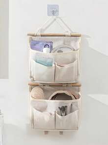 Portable Multi-Layer Hanging Storage Bag, Door Hanging Storage Basket, Suitable For Dorm, Home, Kitchen, Bedroom, Bathroom Storage Bucket, Space-Saving Wall Hanging Basket, Room Decor, Home Decor, Travel Essential, Back To School - Multicolor - View 3