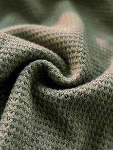 GRDR Textured Versatile Men's Pullover All-Match Casual Daily Commute - Army Green - View 7
