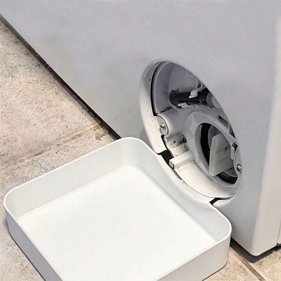 洗衣機排水盤，理想的集水盤，滾筒洗衣機專用排水容器，完美收集濾網殘餘水