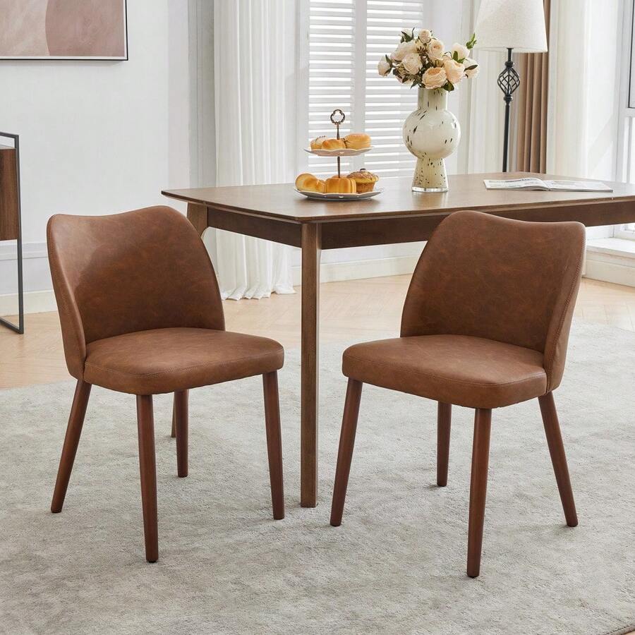 Dining Chairs - Brown - View 1