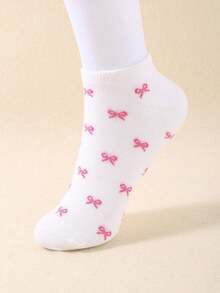 50 Pairs Women's Short Socks, Soft And Comfortable, Casual Versatile, Student Short Socks, Suitable For Valentine's Day Gift Or Outfit, Random Colors - Multicolor - View 9