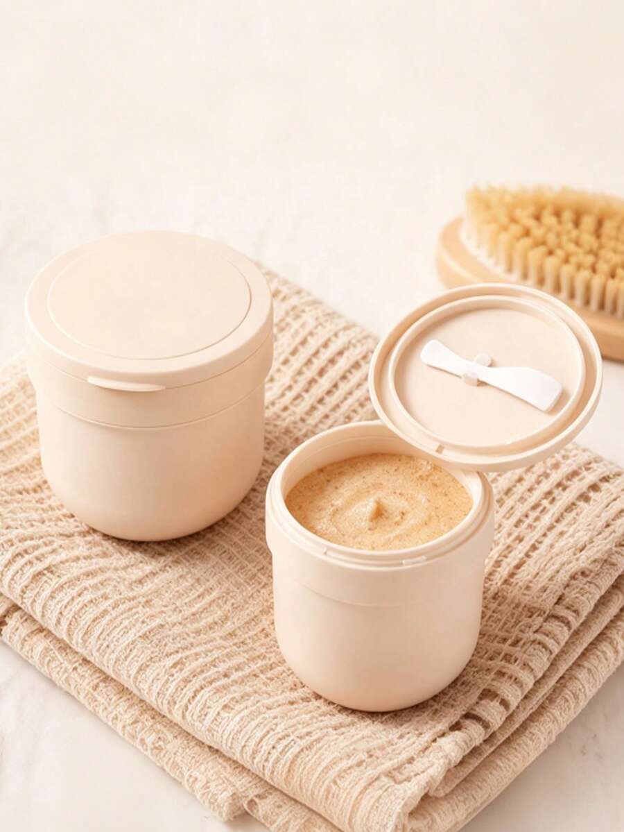 Reusable Cosmetic Jar, Bath Salt Storage Container, Travel-Size Refillable Container Suitable For Face Cream And Lotion, Applicable For Storing Lotion, Scrub, Ointment, Body Lotion, Cosmetics, Etc., And Portable Light-Shielding DIY Dispensing Bottle For Eye Cream/Face Cream (No Cream Included) - Multicolor - View 1